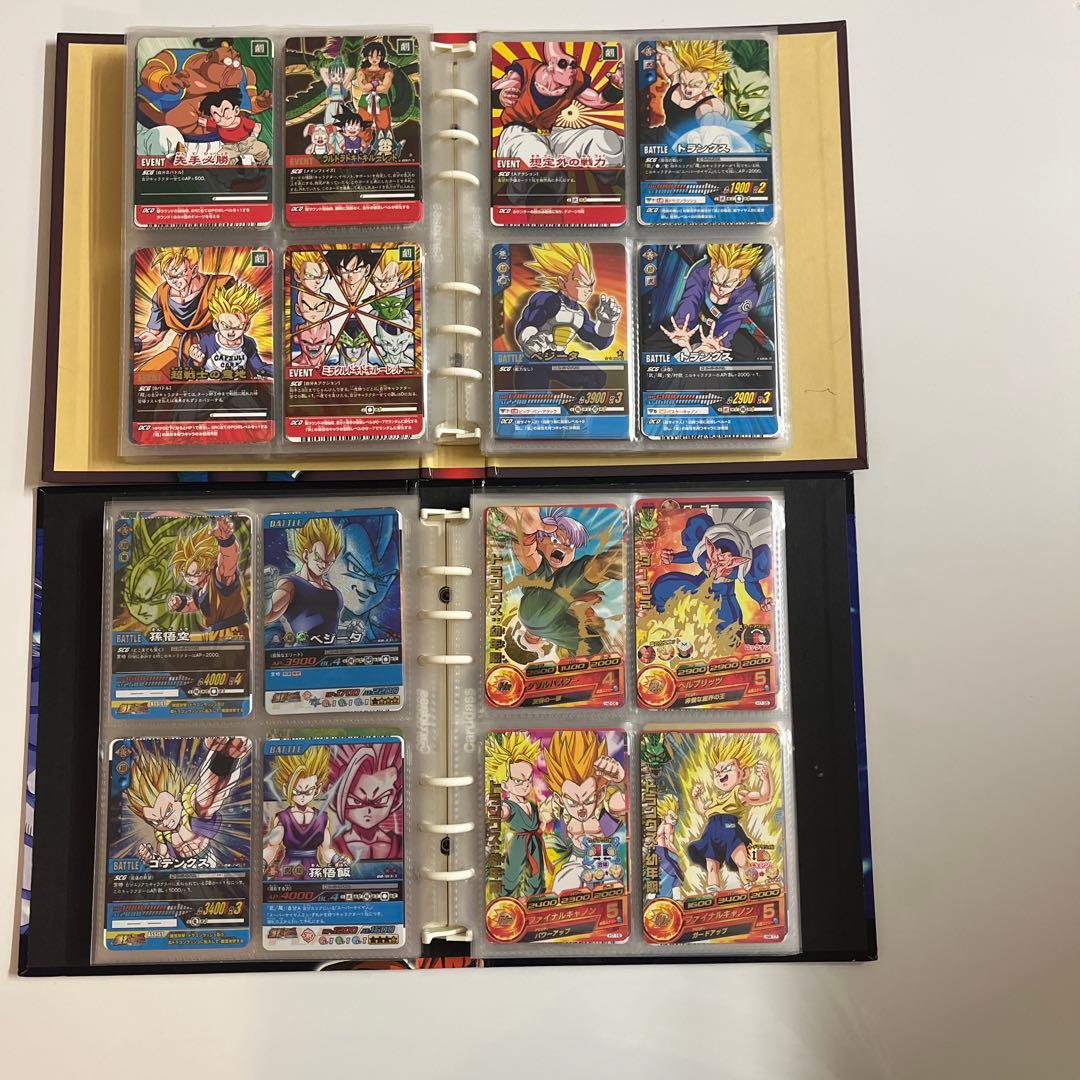 ドラゴンボールヒーローズ　爆裂インパクト　データカードダス引退品　バインダー付き