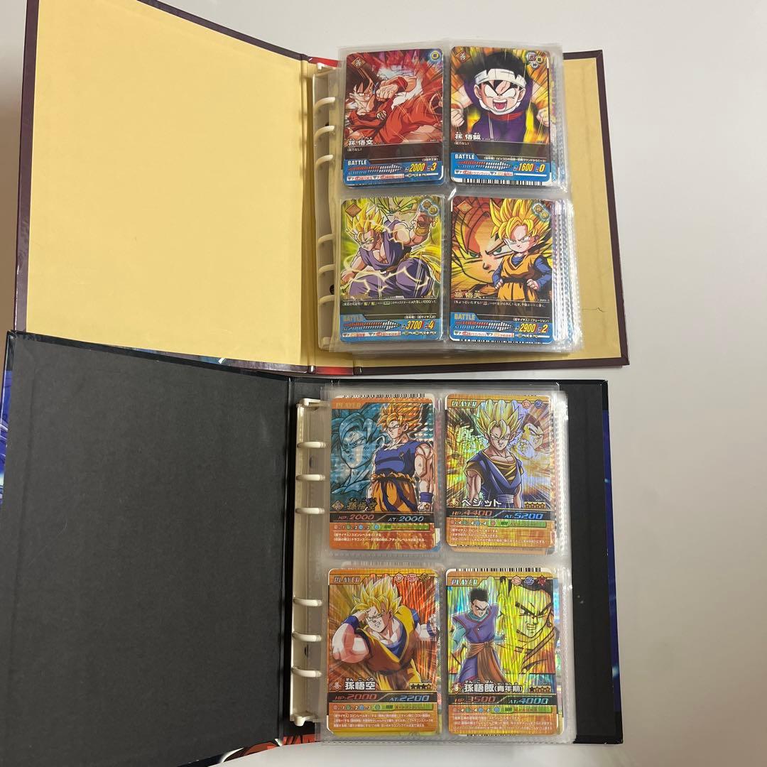 ドラゴンボールヒーローズ　爆裂インパクト　データカードダス引退品　バインダー付き