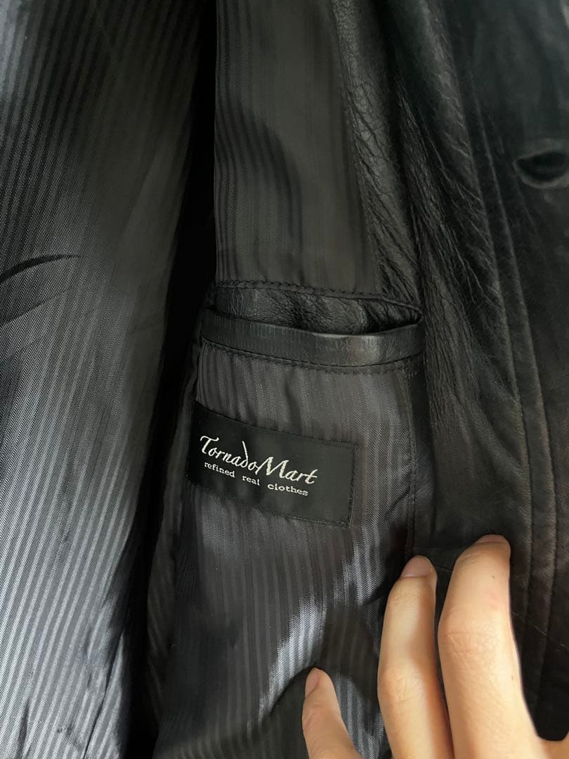 90s 00s tornado mart ラムレザー コート アーカイブ y2k - メルカリ