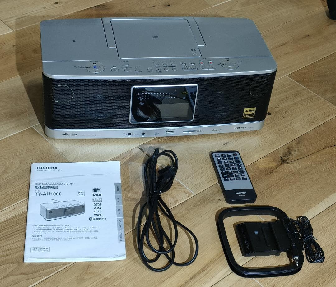 美品】TY-AH1000 Aurex SD/USB/CDラジオ ハイレゾ対応 - メルカリ