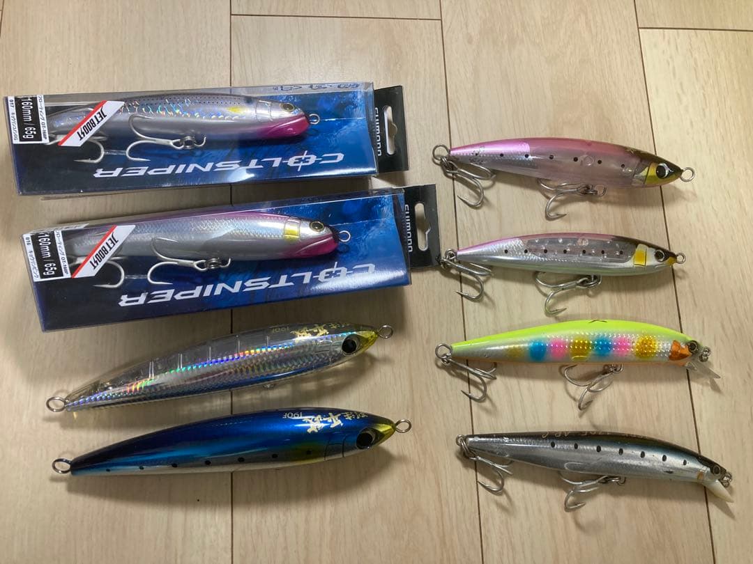 m*様 【値下げ】⭐︎青物⭐︎ロック⭐︎ダイペン⭐︎ミノー⭐︎シマノ⭐︎８個セッ シマノ（SHIMANO） シマノ熱砂狂鱗 メタルドライブ38g XG-K38T