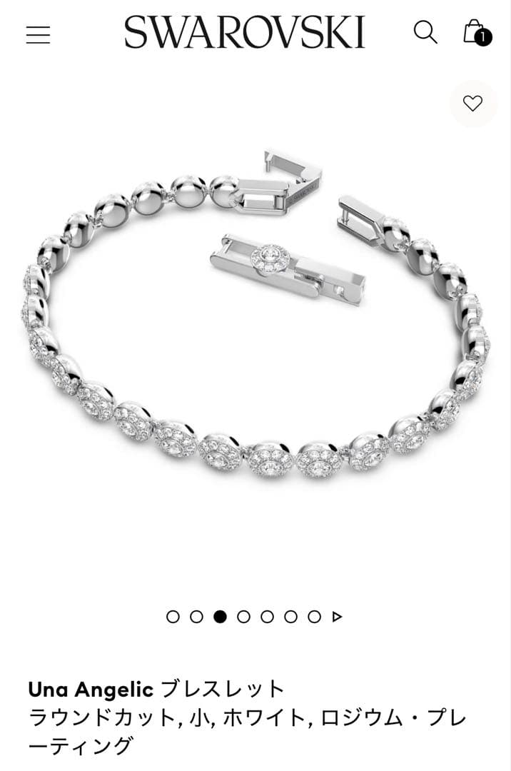 《新品》スワロフスキー　Una Angelic ブレスレット