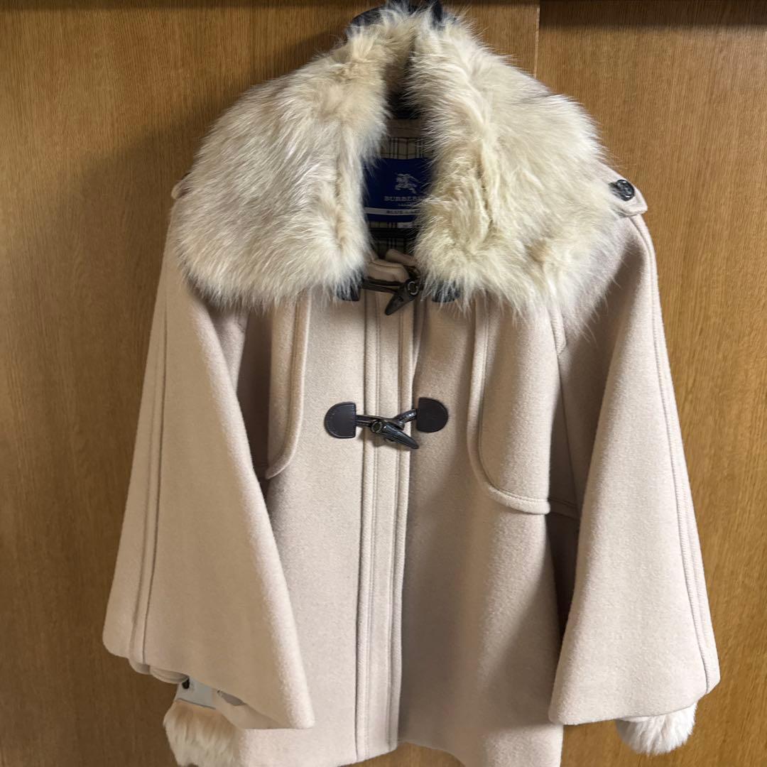 Burberry ブルーラベル ダッフルコート ベージュ BURBERRY BLUE LABEL（バーバリーブルーレーベル） 良品 裏地ノバ