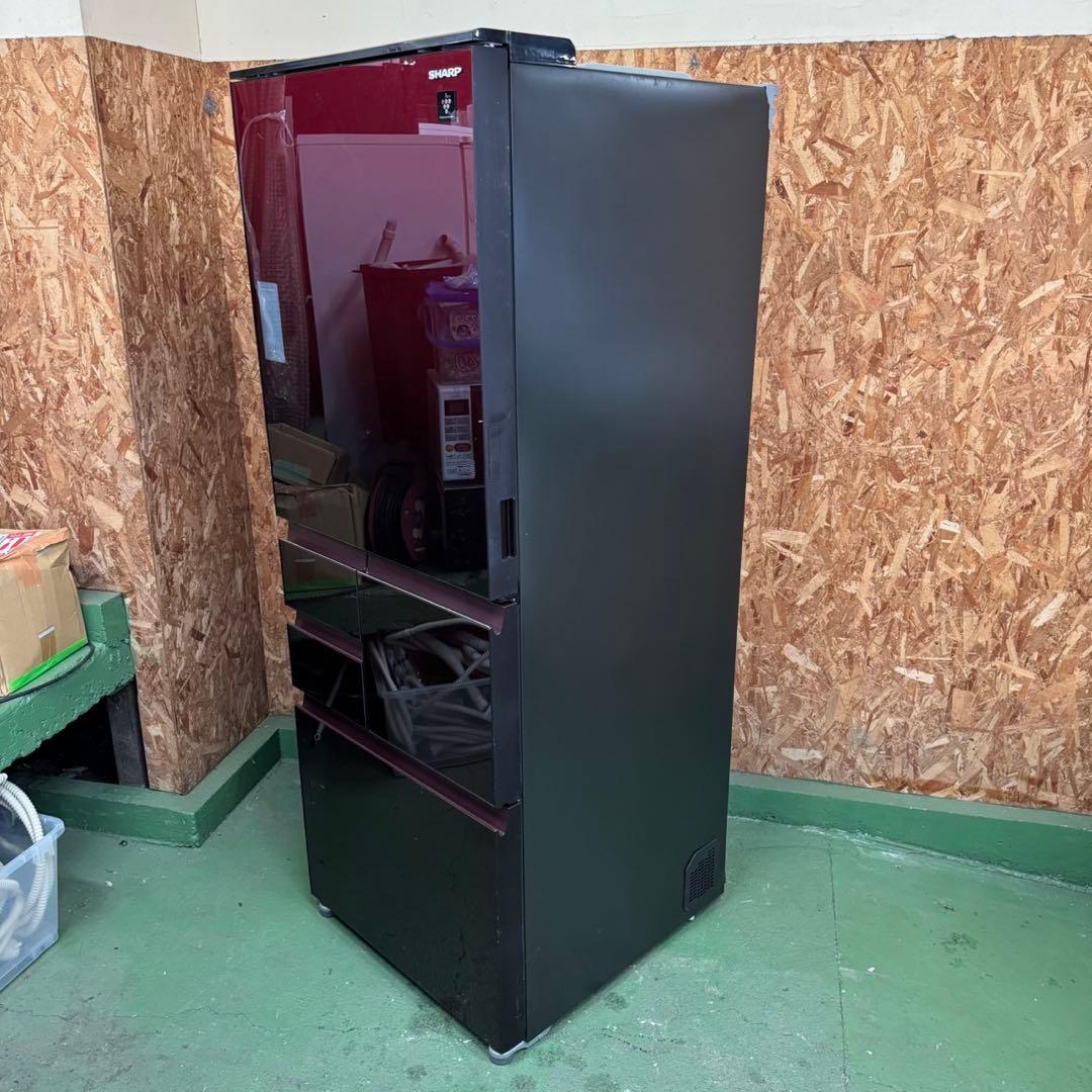 277 シャープ 大型冷蔵庫 500L強 小型 家庭用 自動製氷 右開き - メルカリ