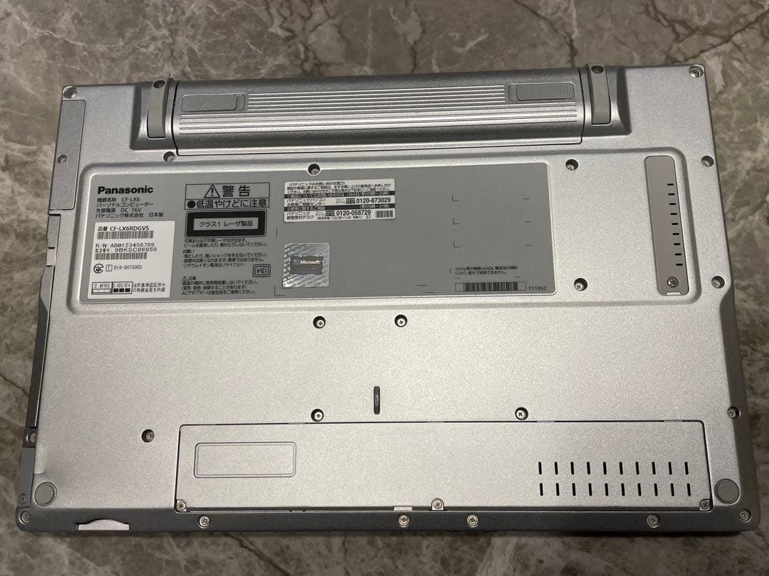 Let's note CF-LX6 i5 8G SSD256 Win11 DVD - メルカリ