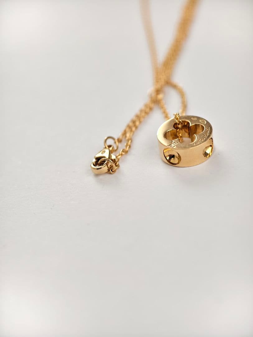 ヴィトン パンダンティフ アンプラント ネックレス 750(YG) 6.7g