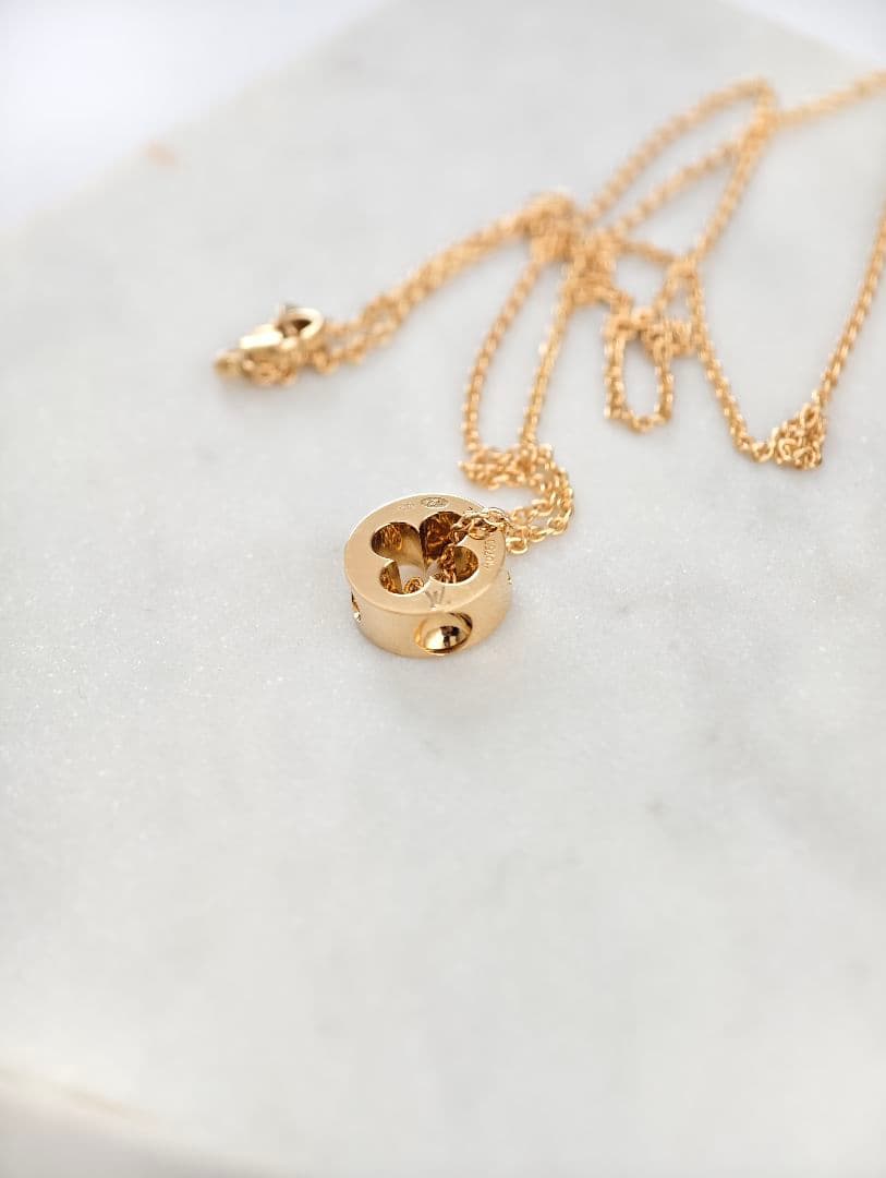 ヴィトン パンダンティフ アンプラント ネックレス 750(YG) 6.7g