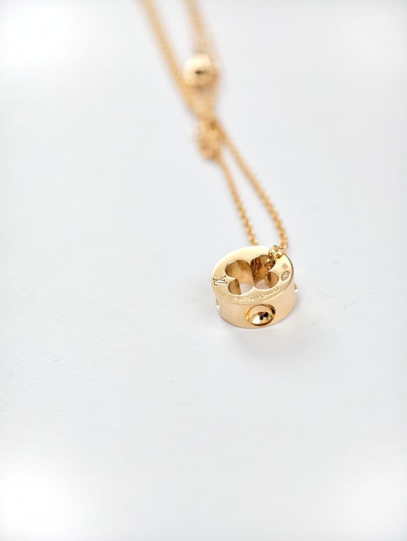 ヴィトン パンダンティフ アンプラント ネックレス 750(YG) 6.7g