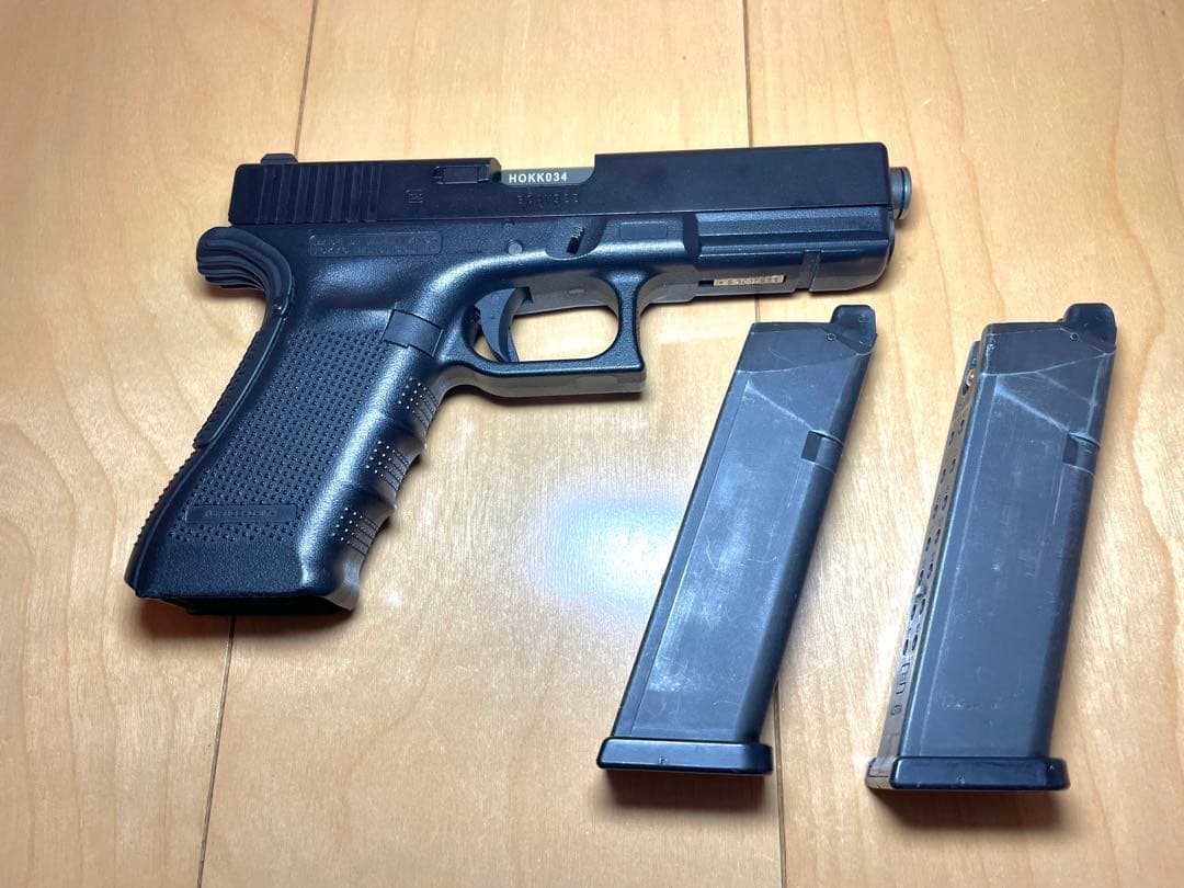 東京マルイ　グロック17 GEN4 カスタムパーツ組込　マガジン2本付　ガスブロ TOKYO MARUI（東京マルイ） 【東京マルイ】オプションパーツ(スペアMG