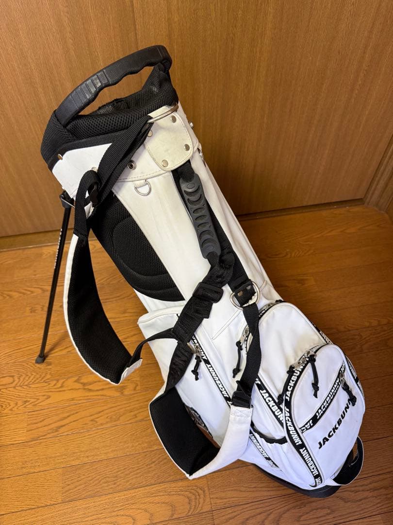 JACK BUNNY スタンド式キャディバッグ ホワイト - メルカリ