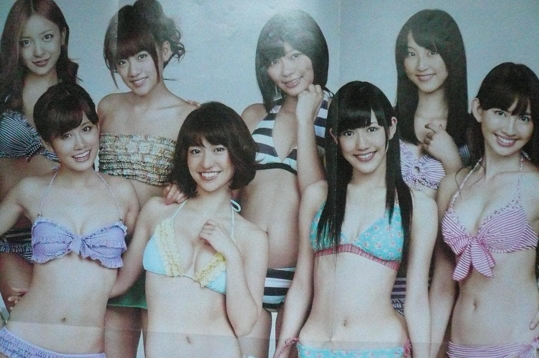 お宝！AKB48 ビキニ水着ポスター付録2012 指原莉乃 松井玲奈 渡辺麻友