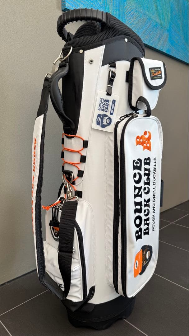 ROUGH AND SWELL GOLF BAG ホワイト rough & swell】BBC MOUNTAIN CADDY (WHITE) | Sandy GOLF