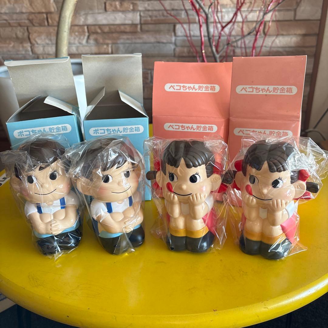 ペコちゃん お茶道具セット・オルゴール・貯金箱など21点セット