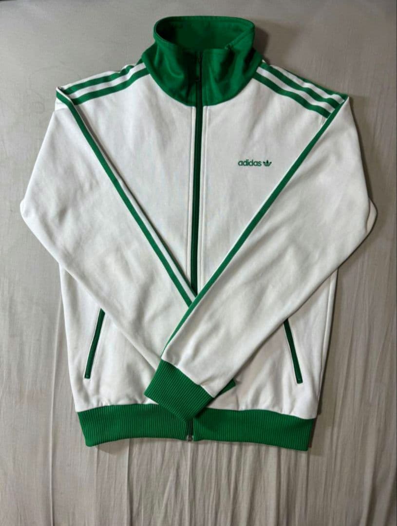 アディダス adidas originals トラックジャケット ジャージ 白緑