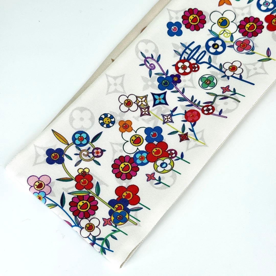 新品 ルイヴィトン 村上隆 バンドー スーパーフラット スカーフ M96165