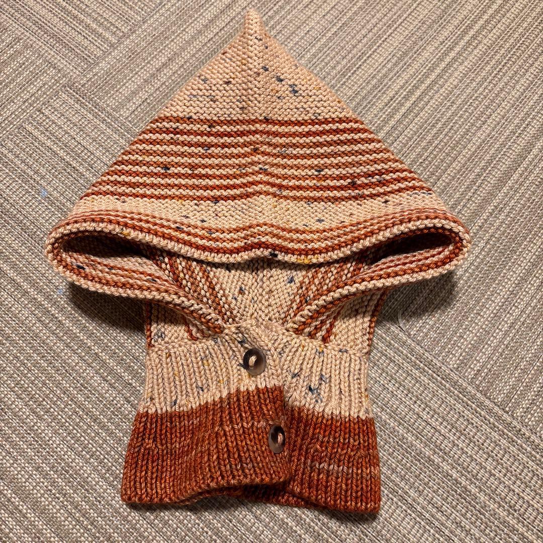 Misha&Puff】Garter Stripe Hood