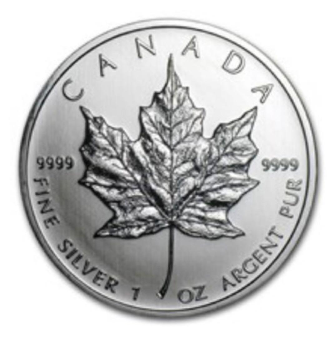 カナダ 1オンス 銀貨 5ドル エリザベス2世 - メルカリ