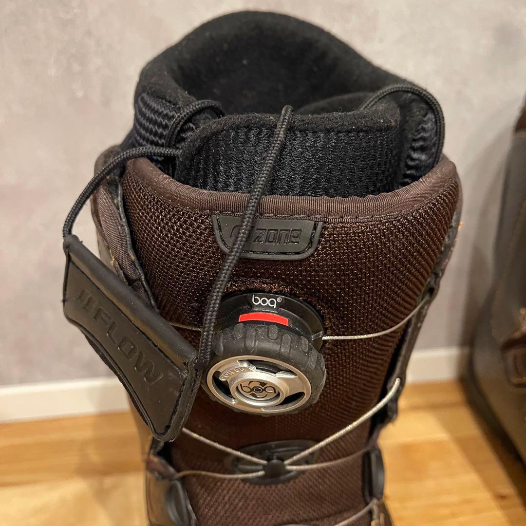 FLOW フロー ZONE BOA スノーボード ブーツ 25cm ブラウン - メルカリ