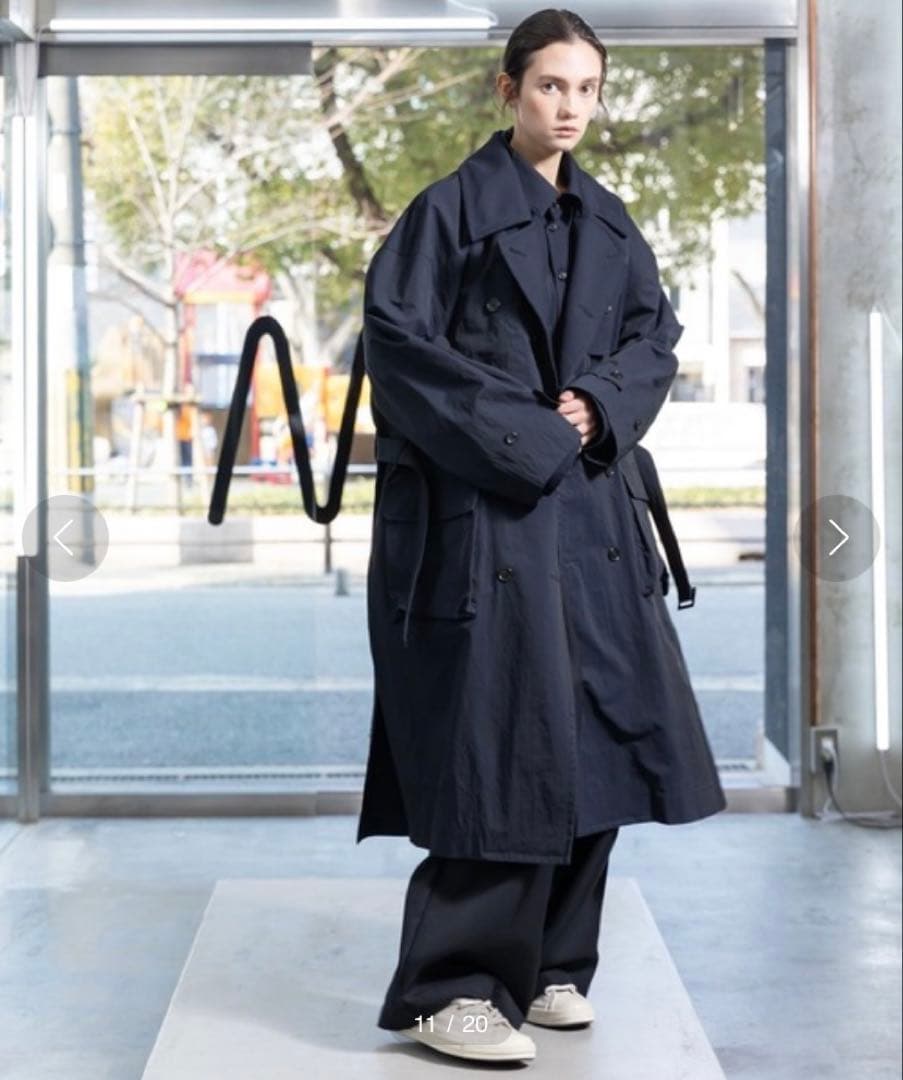 【即日発送】《VOAAOV 》 NYLON TWILL COAT