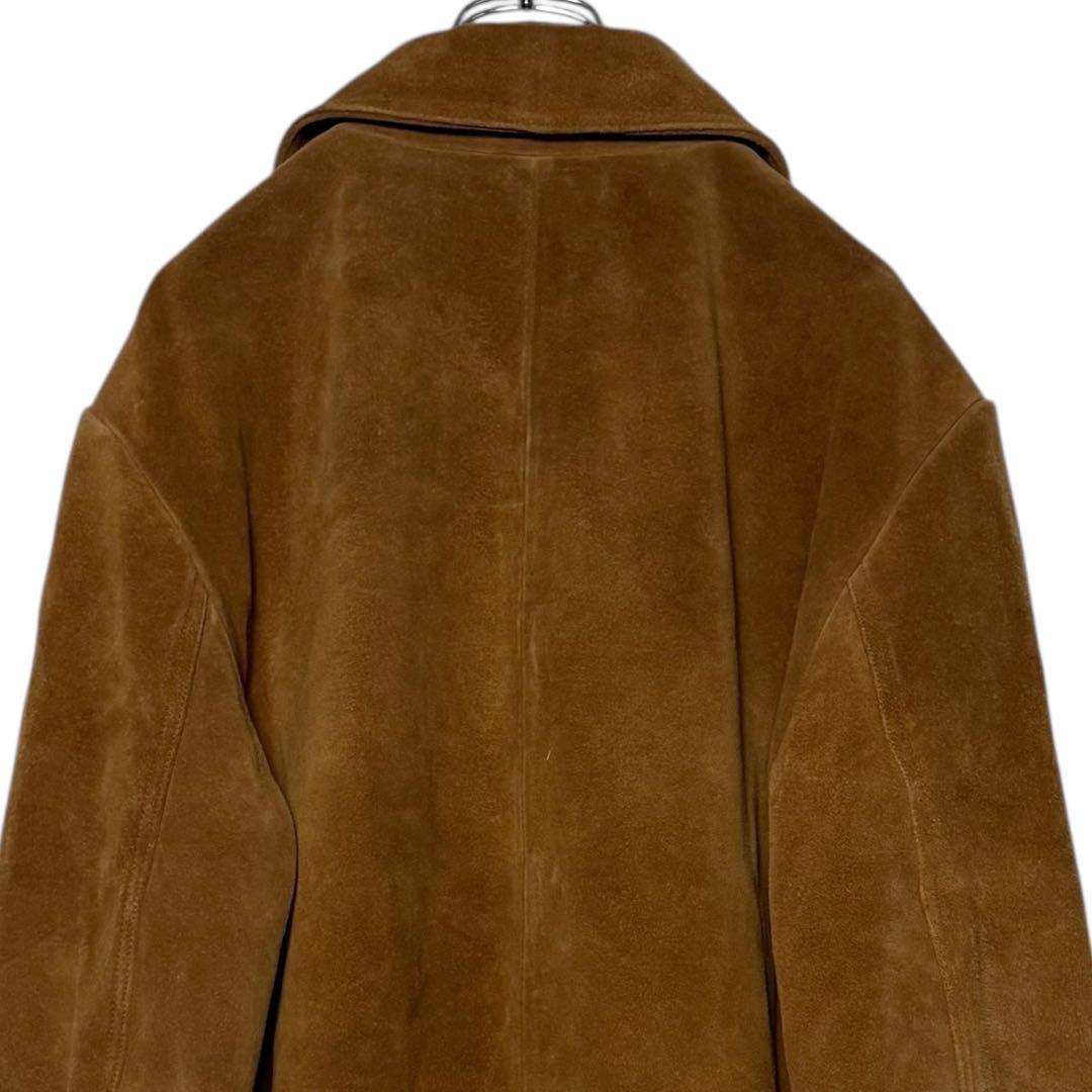 ZARAザラ スエードレザージャケット 茶色ブラウン L 短丈ブルゾン 革