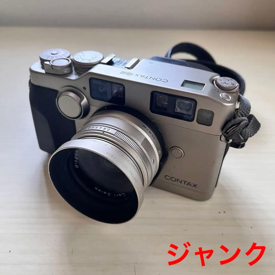 【ジャンク】 CONTAX G2 コンタックス フィルムカメラ 本体+レンズ ジャンク】 CONTAX G2 コンタックス フィルムカメラ 本体+レンズ