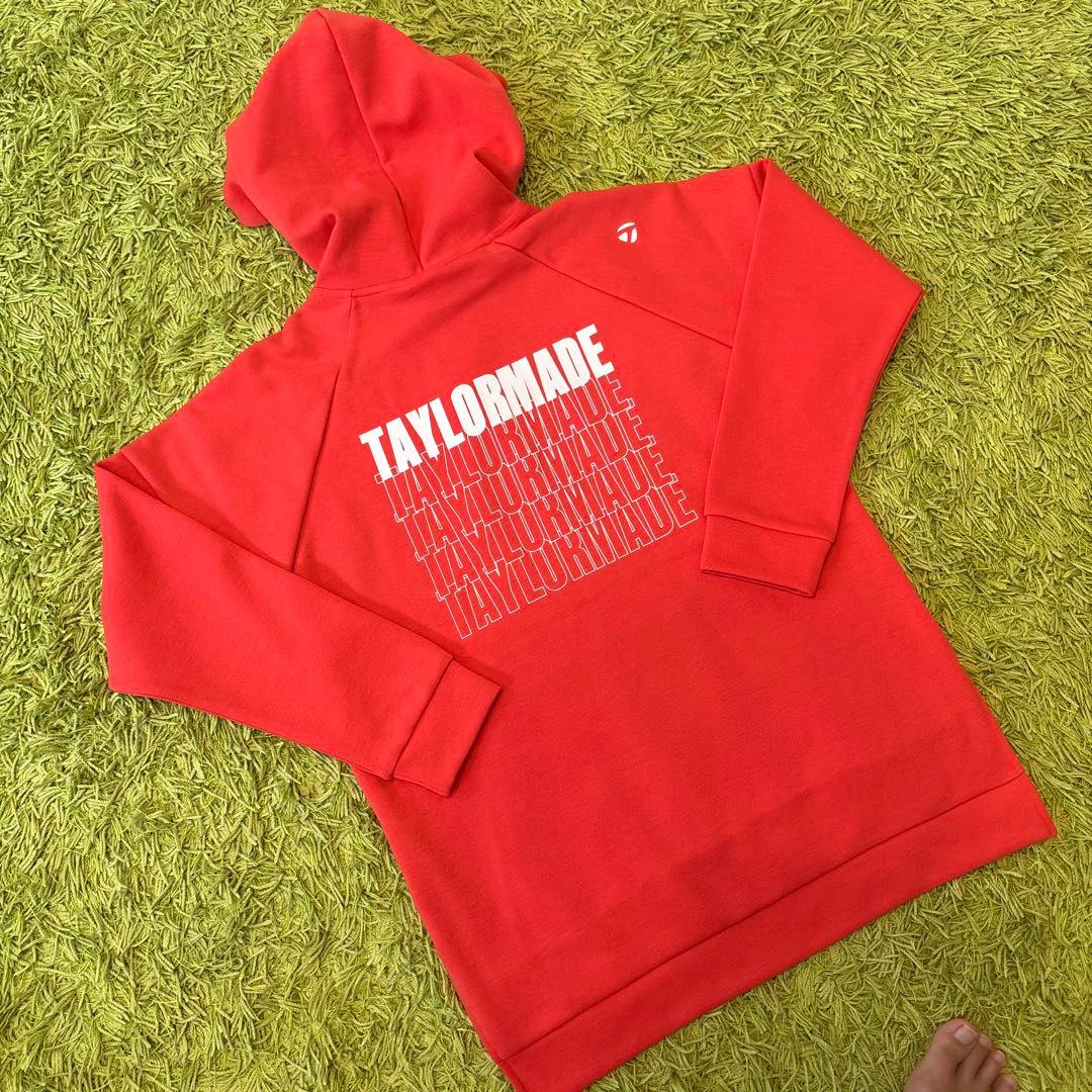 TaylorMade】新品✨M フード付きロゴトレーナー スリット付き 秋冬