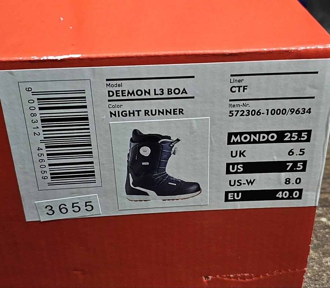h*y様 DEELUXE DEEMON L3 BOA CTF 25.5cm