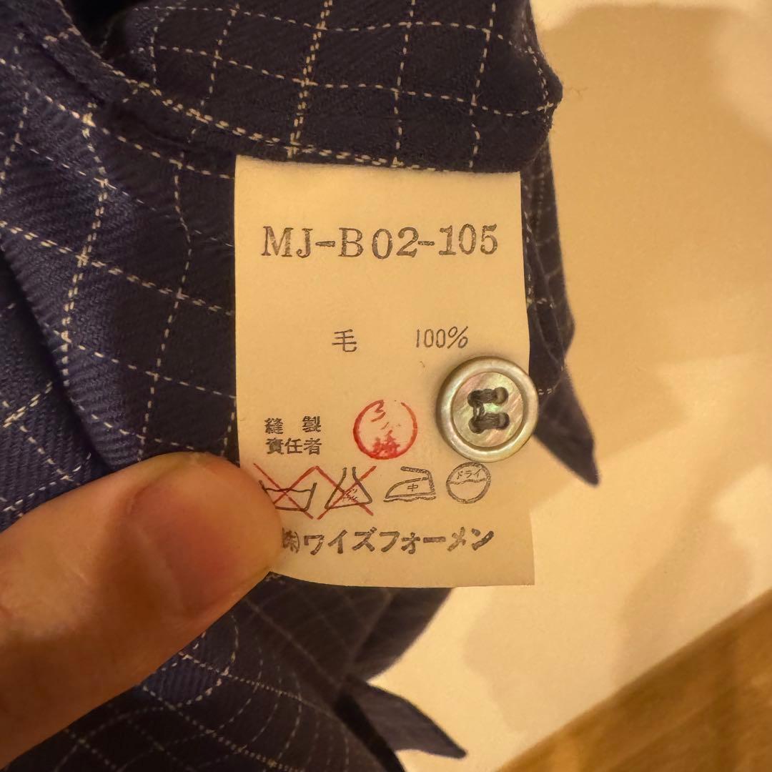 Y's for men】茶タグ 90's big shirt - メルカリ