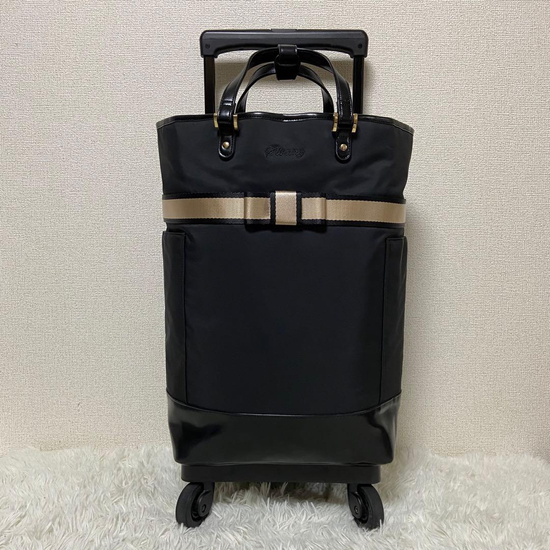 ⭐️極美品⭐️ スワニー キャリーカート リボンテープアクセント
