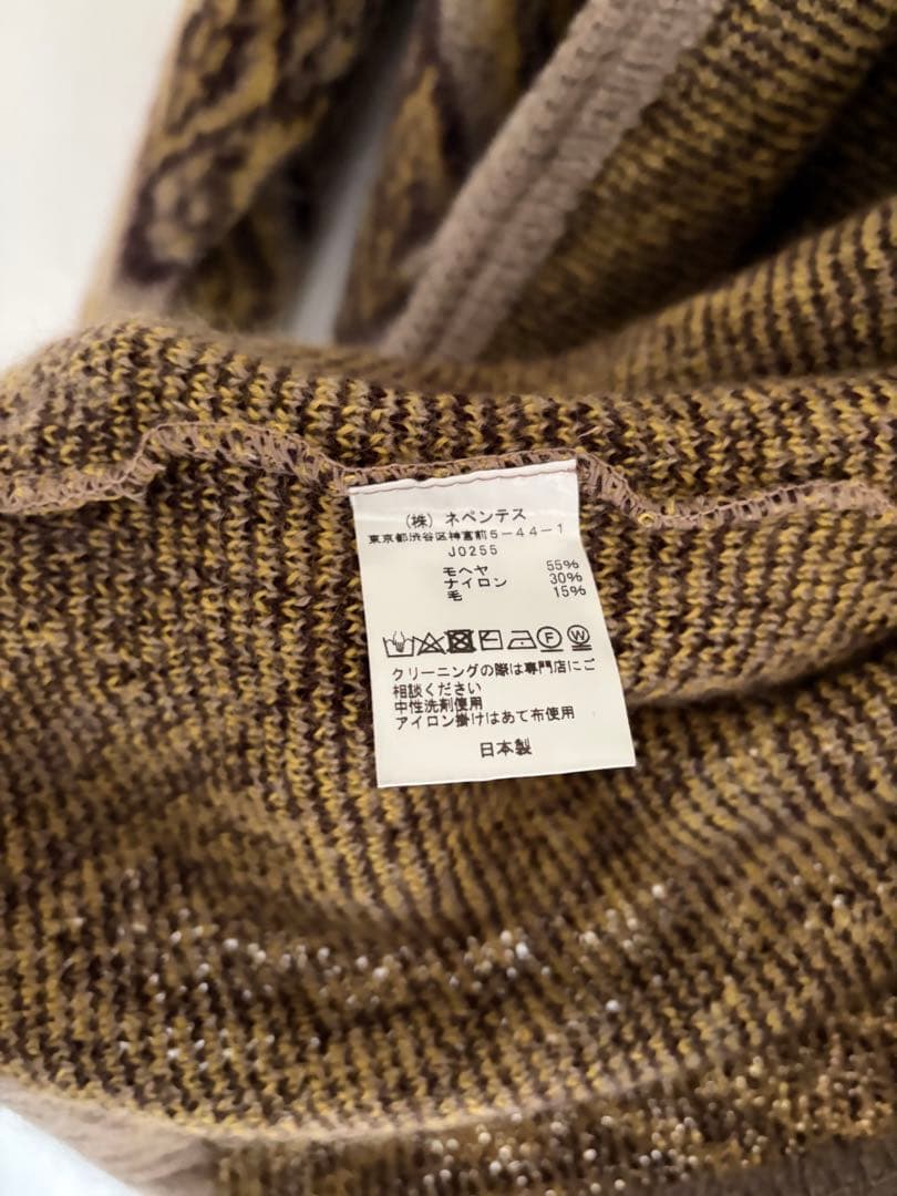 Needles ダイヤモンドパターン カーディガン XS モヘア - メルカリ