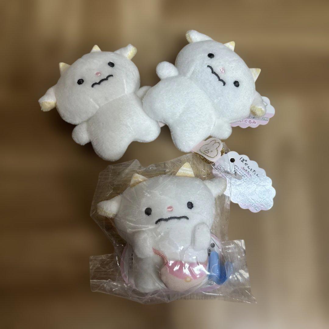 新品・かものはしかも・ぽかんとたん・サンエックス・てのりぬいぐるみ・まとめ売り