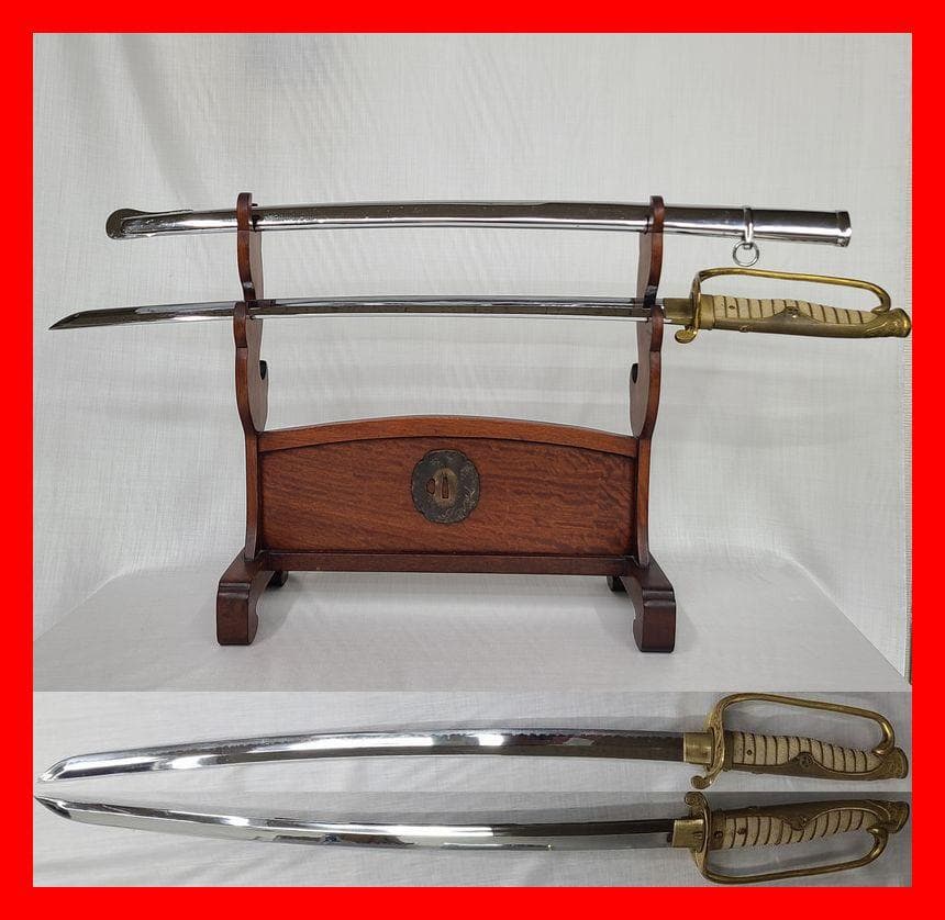 美品 模造刀 サーベル 拵え 日本刀 アンティーク コレクション 0120 旧日本海軍 佐官サーベル拵 (GA-010511)｜刀・日本刀の販売なら日本刀