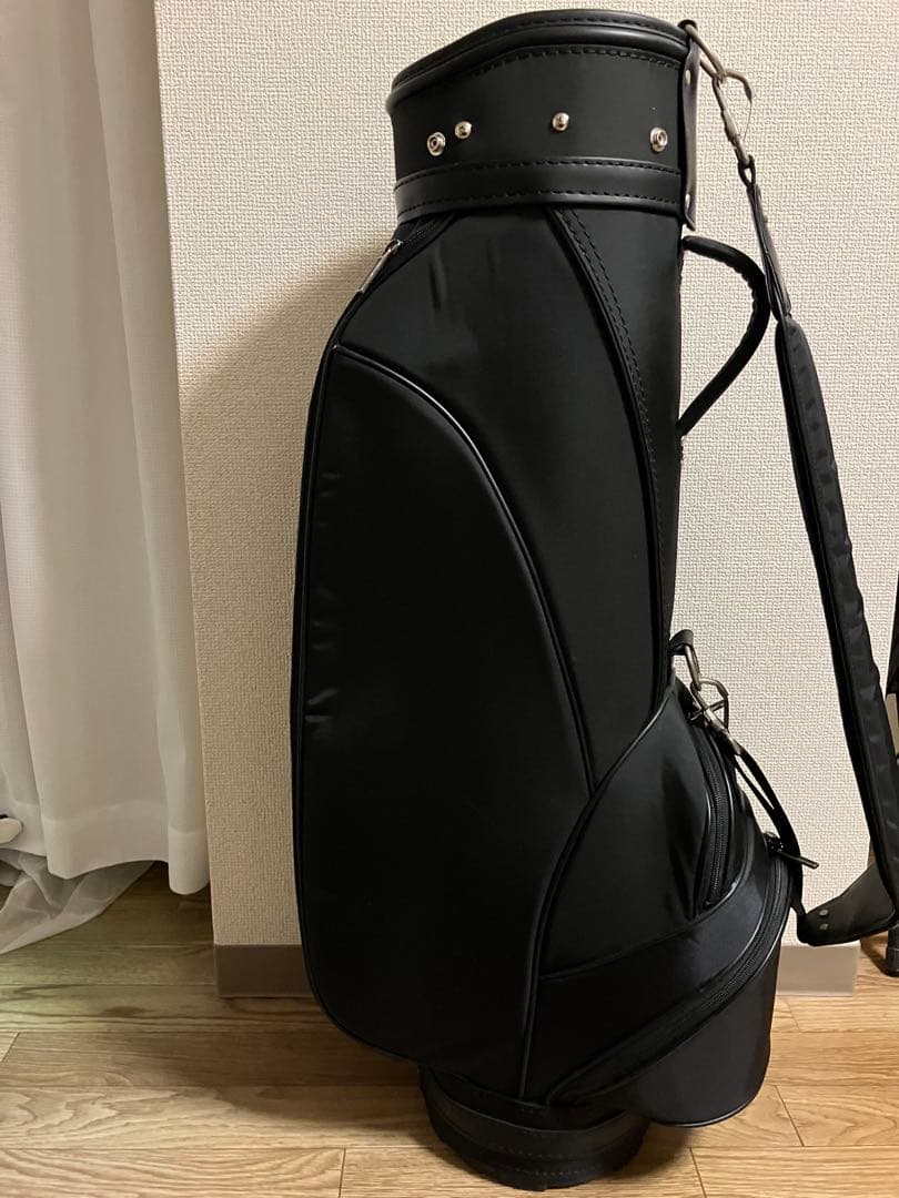 BARNEYS NEW YORK ゴルフバッグ ブラック 入手困難 訳あり美品 バーニーズニューヨーク ゴルフバッグ キャディ