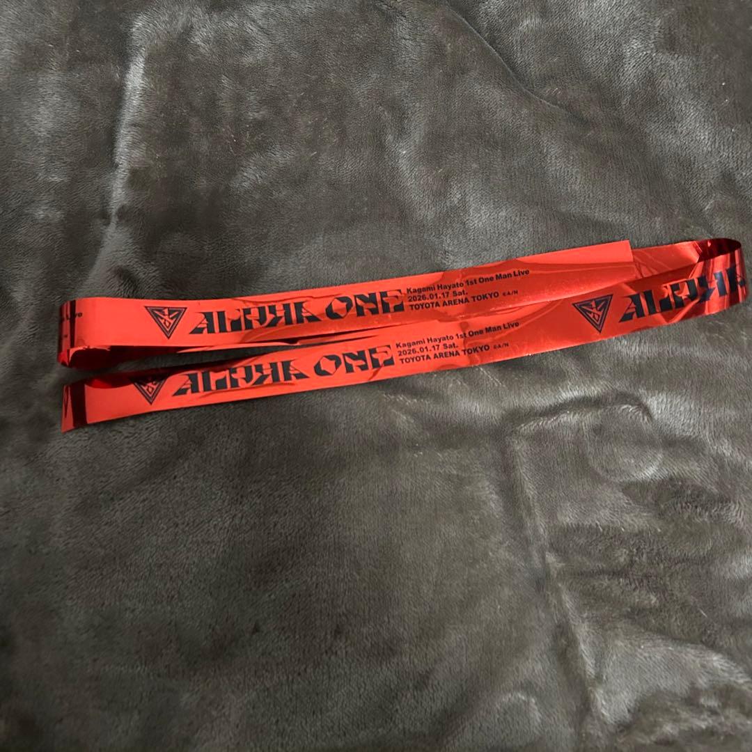 にじさんじ　加賀美ハヤト ワンマンライブ S席特典&銀テープ1枚