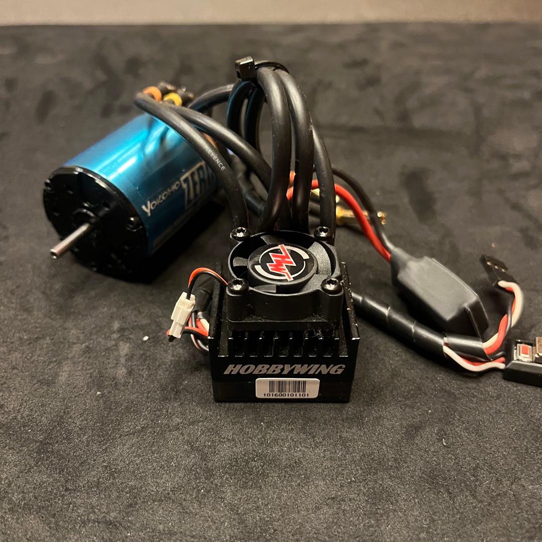 ブラシレスモーターESCセット④ホビーウイングXtreme+ヨコモZERO