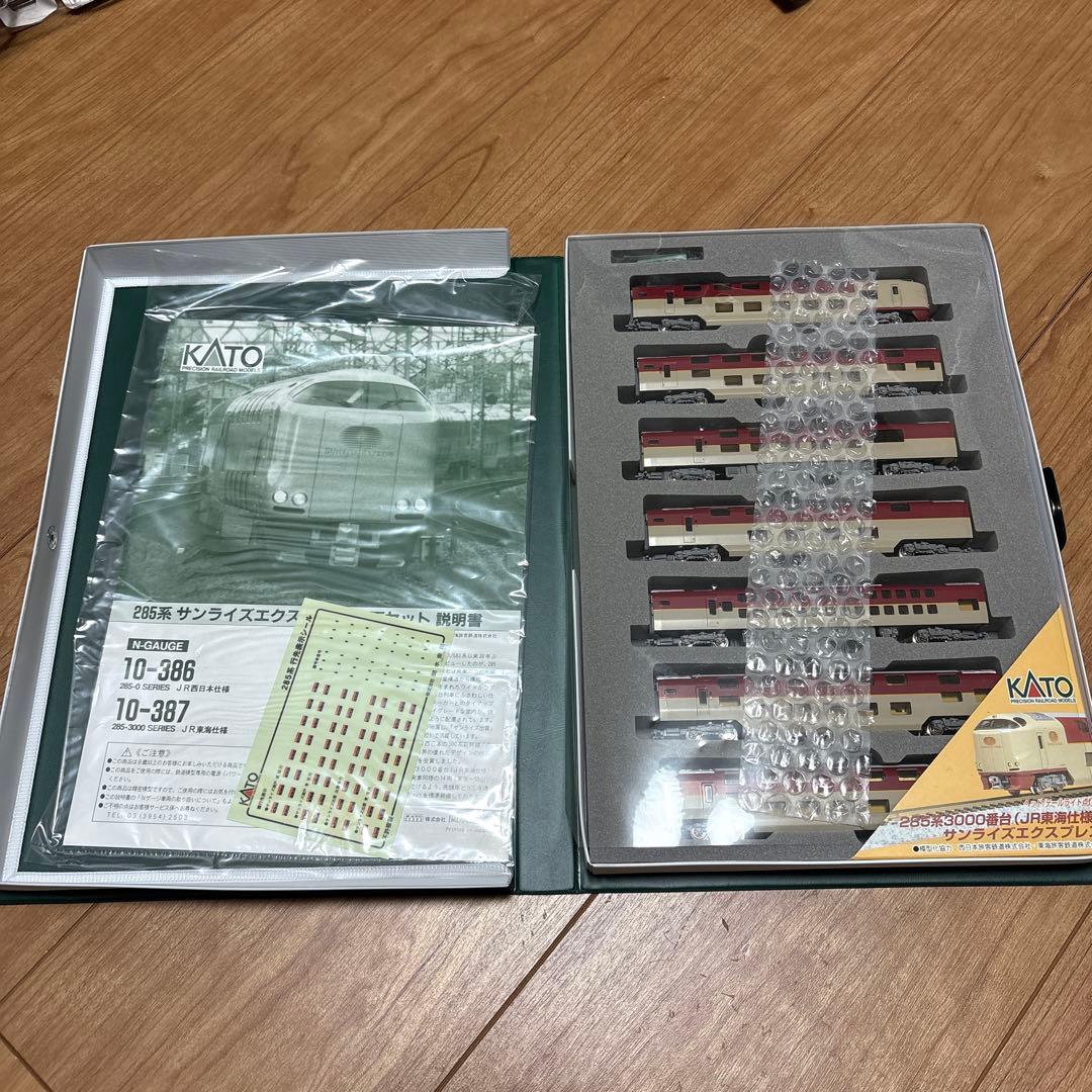 KATO 10-387 285系3000番台　サンライズエクスプレス Amazon | Nゲージ 車両セット 285系 サンライズ3000番台 (7両) #10-387
