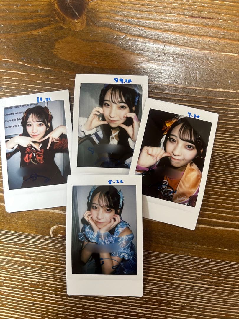 華瀬まい チェキ 4枚セット サインあり iLiFE - メルカリ