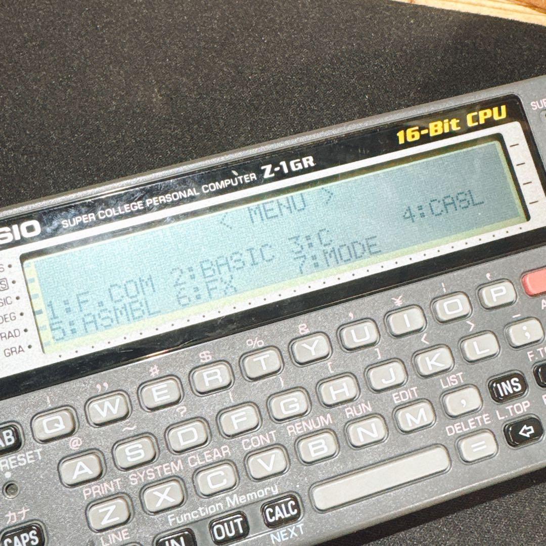 CASIO Z-1GR ポケットコンピュータ カシオ ポケコン - メルカリ