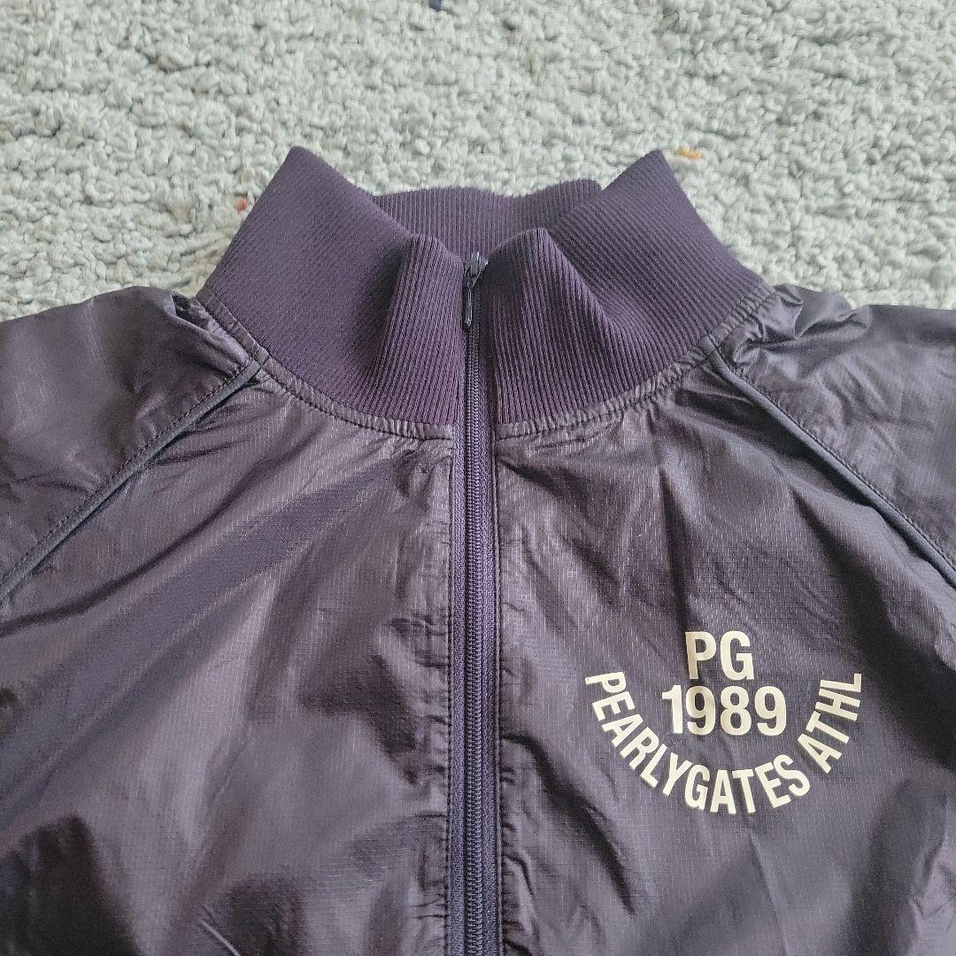 美品】パーリーゲイツ ウインドブレーカー 紺 サイズ1 - メルカリ