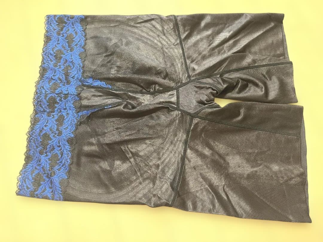 ガードルQ82：マルコ◇日本製／さらすべ絹シルク混*補正下着：黒