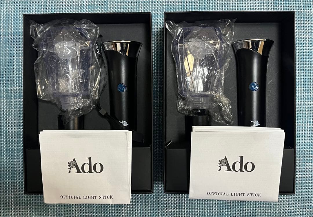 Ado 公式ペンライト 2本 & クリアファイル（非売品）2枚 2025 よだか