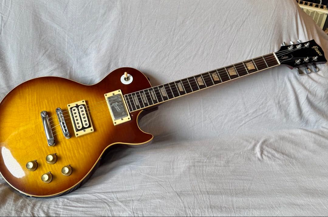 【希少】グレコレスポールEG420 フレイム杢 チェリーサンバースト1972年製