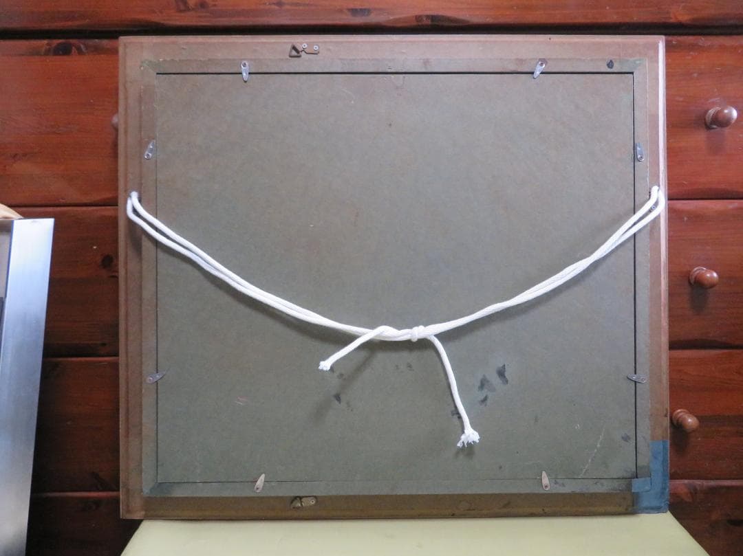 ◆芦田浩　「森の立小屋」　油彩　F8号　　二科展入選　サロン・ボザール◆