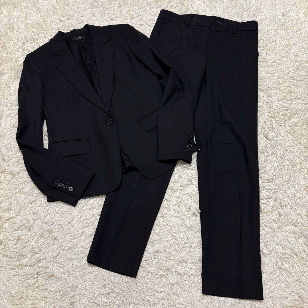 美品 M 現行 Theory セットアップ スーツ ブラック 黒 ストレッチ Theory（セットアップ）のフリマアイテム一覧