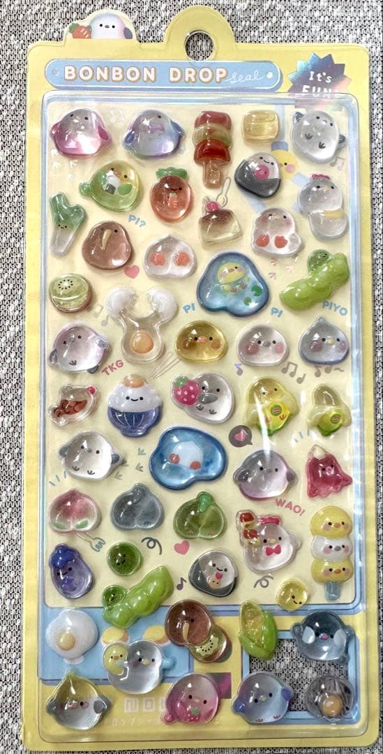 ポンポンドロップシール がおがおボンボン ぴよぴよボンボン セット