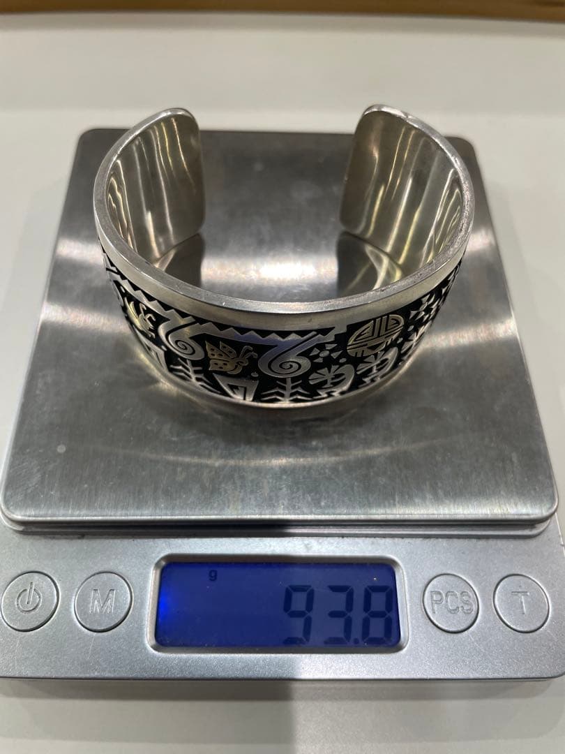 ホピ族Gary & Elsie Yoyokie インディアンバングル14K - メルカリ