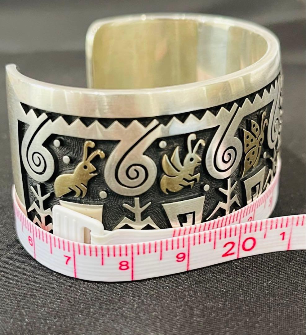 ホピ族Gary & Elsie Yoyokie インディアンバングル14K - メルカリ