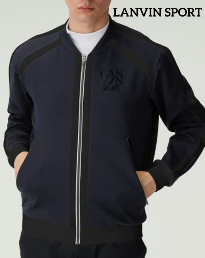 極美品 ランバンスポール 25周年記念 ジップアップカットソー ブルゾン