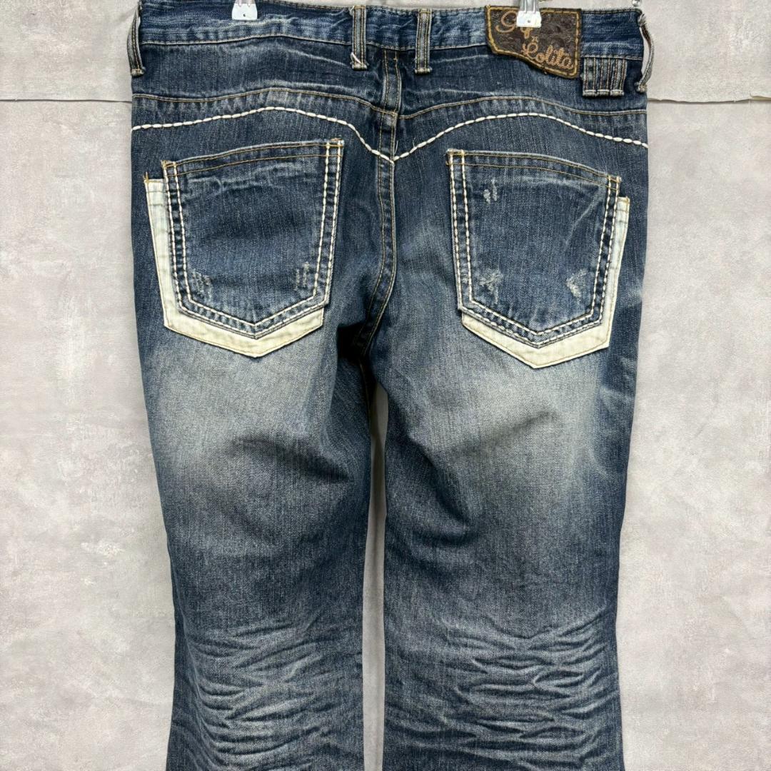 大きめサイズ W34 LOLITA JEANS y2kフレアデニム N1447 - メルカリ
