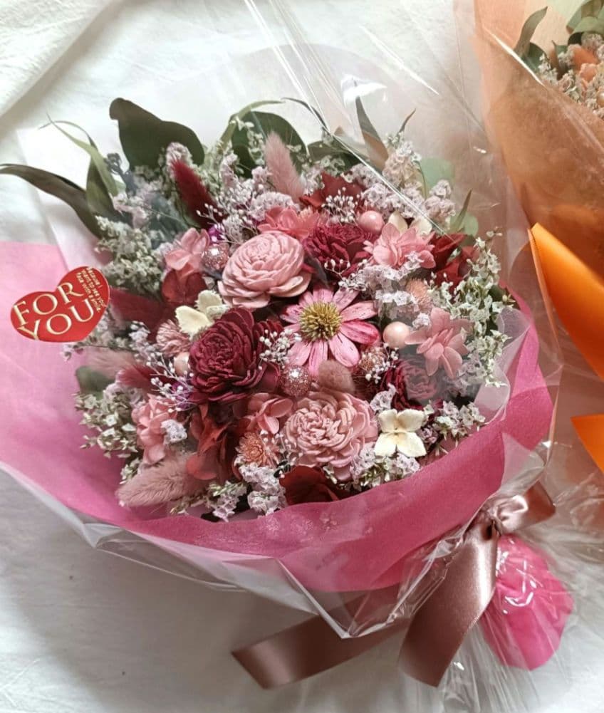 ♡リコ様専用ページ♡ドライフラワーラッピングブーケ❀大きさいろいろ♡